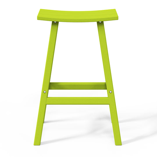 Malibu 2 piece set of 29" height Outdoor / Patio Saddle bar stools
