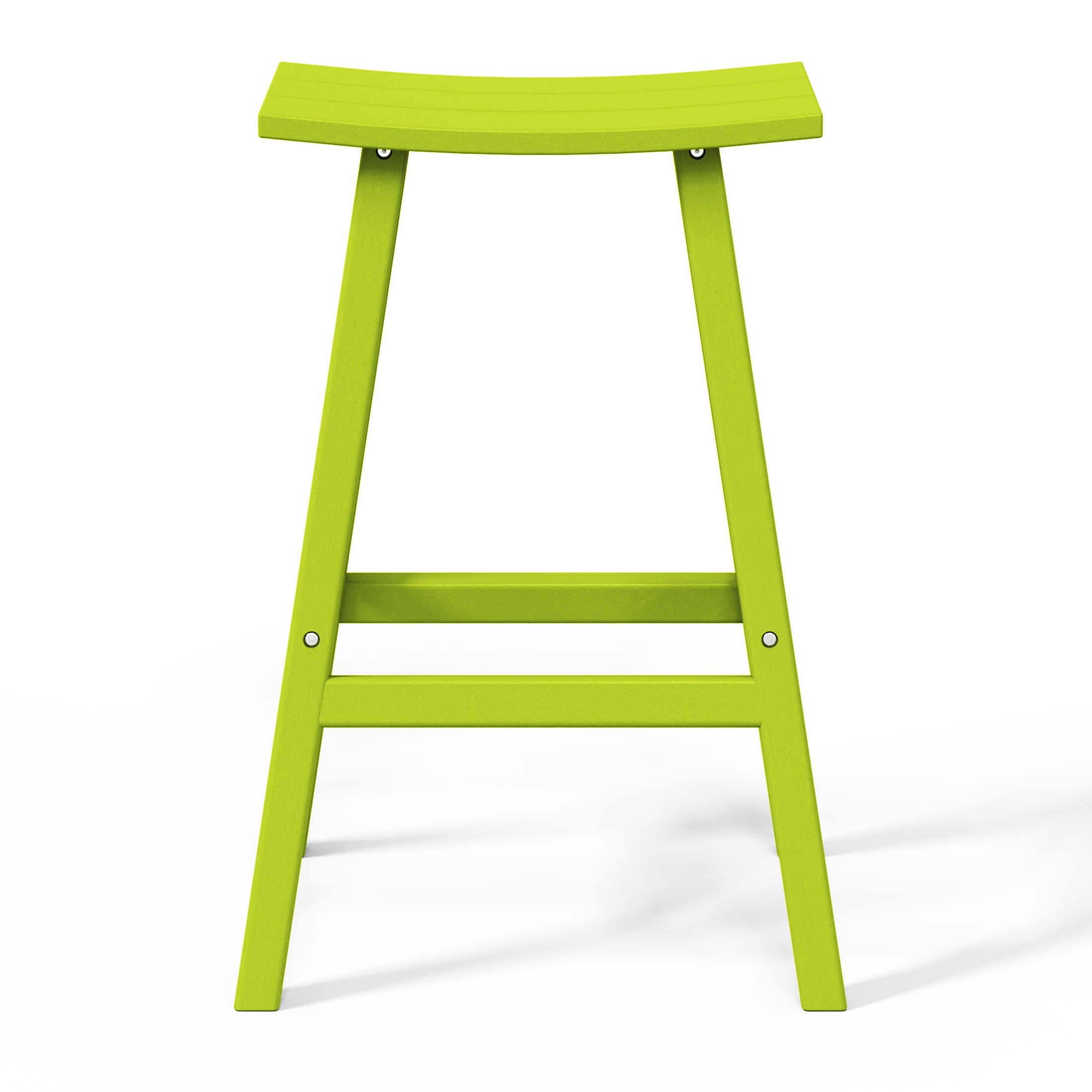 Malibu 29" HDPE Outdoor Patio Bar Height Bar Stools (Set of 2)