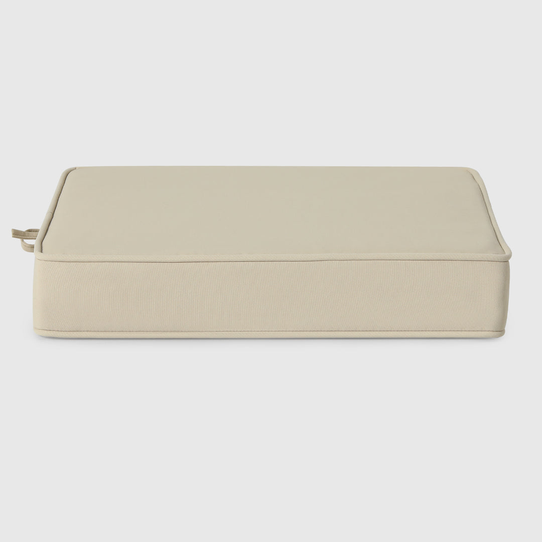 Solace Outdoor Patio Furniture Seat Chair Square Cushions with Piping. Set of 2, 20" x 19"