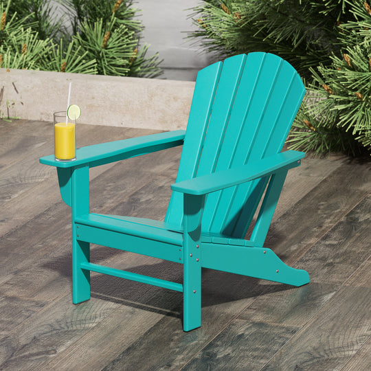 Dylan HDPE Outdoor Patio Adirondack Chair