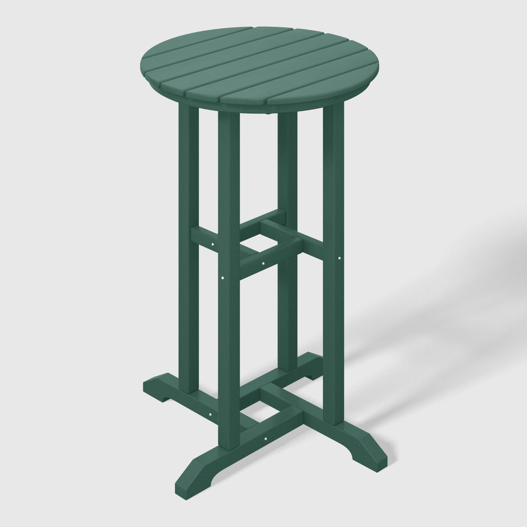Malibu 37" Counter Height Round Outdoor Patio Bistro Bar Table