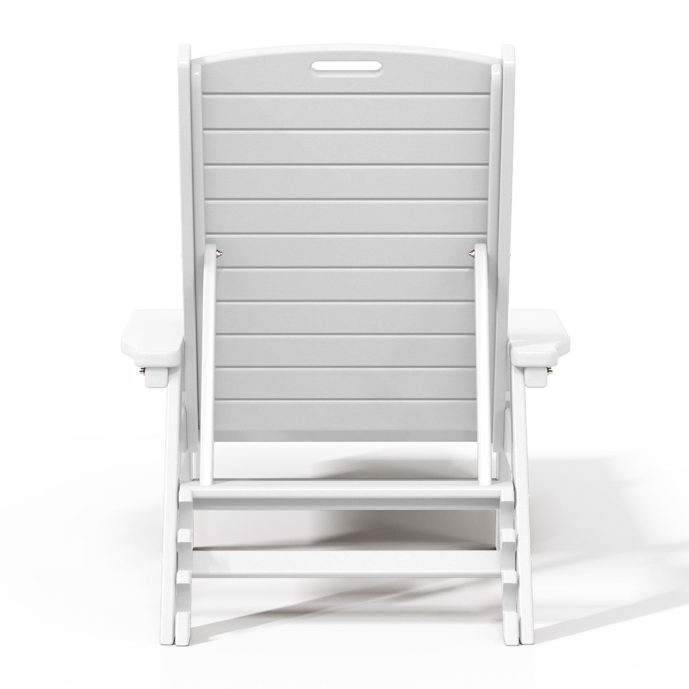 Malibu Poly Reclining Chaise Lounge Set With Table