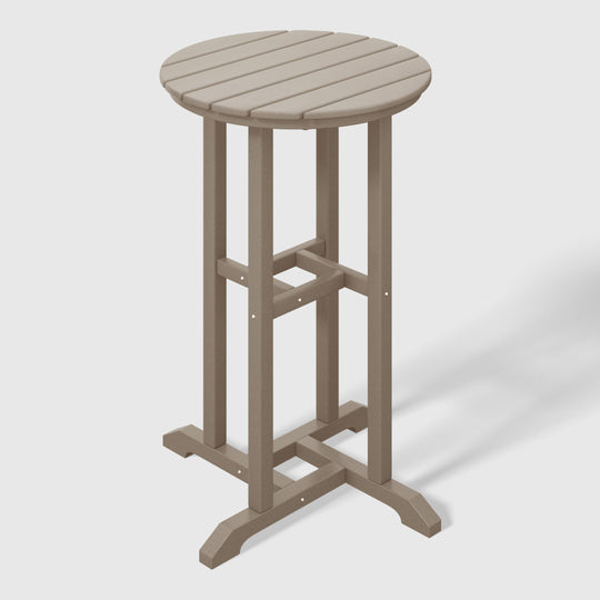 Malibu 37" Counter Height Round Outdoor Patio Bistro Bar Table