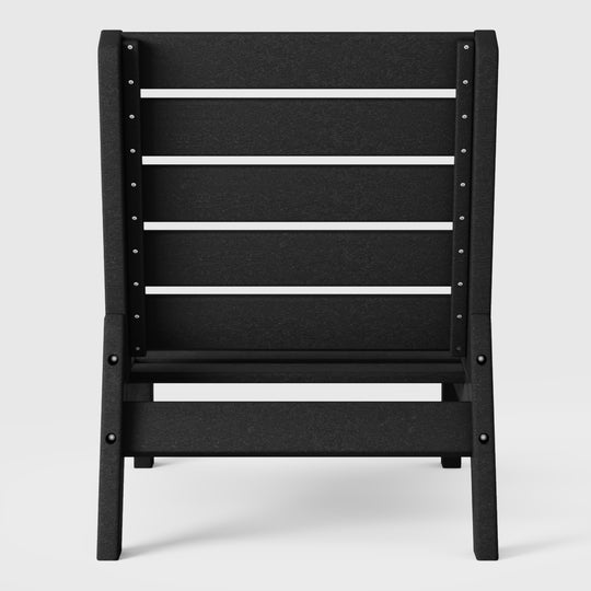 Avalon Outdoor HDPE Deep Seating Modular Armless Patio Chair with Patio Cushions