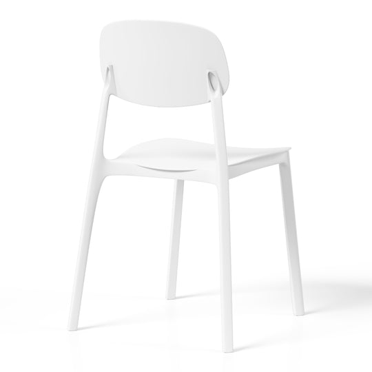 Playa Modern Stackable Polypropylene Plastic Patio Dining Chair (Set of 2)