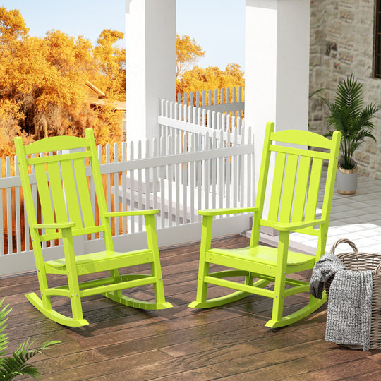 Malibu 2-Piece set Outdoor / Patio rocking chairs ( 2 seater )