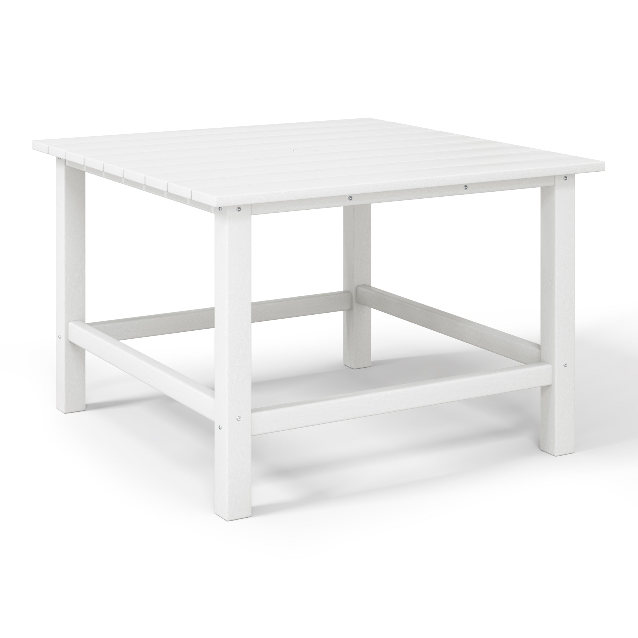 Malibu Kids Outdoor Patio Furniture HDPE 30" Wide Square Dining Table