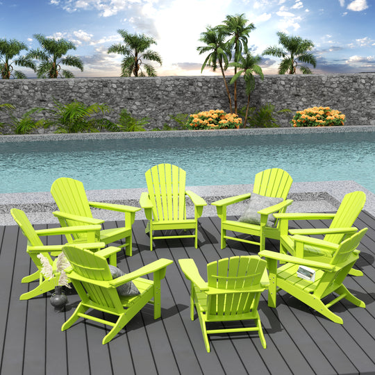 Dylan Outdoor Adirondack Chair (Set of 8)