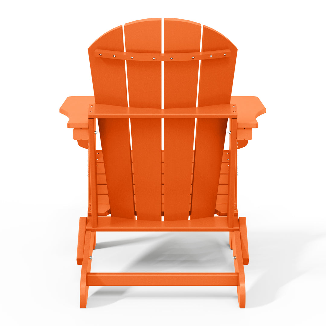 Malibu 3-Piece set Outdoor / Patio Poly Adirondack chair set with a side table ( 2 seater )