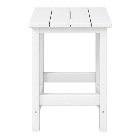 Malibu Kids Outdoor Patio Furniture HDPE Adirondack Square Side Table