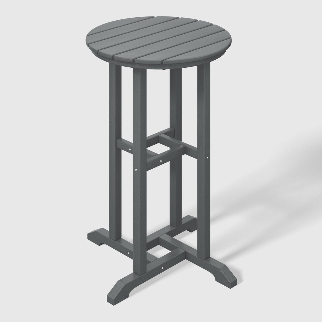 Malibu 37" Counter Height Round Outdoor Patio Bistro Bar Table