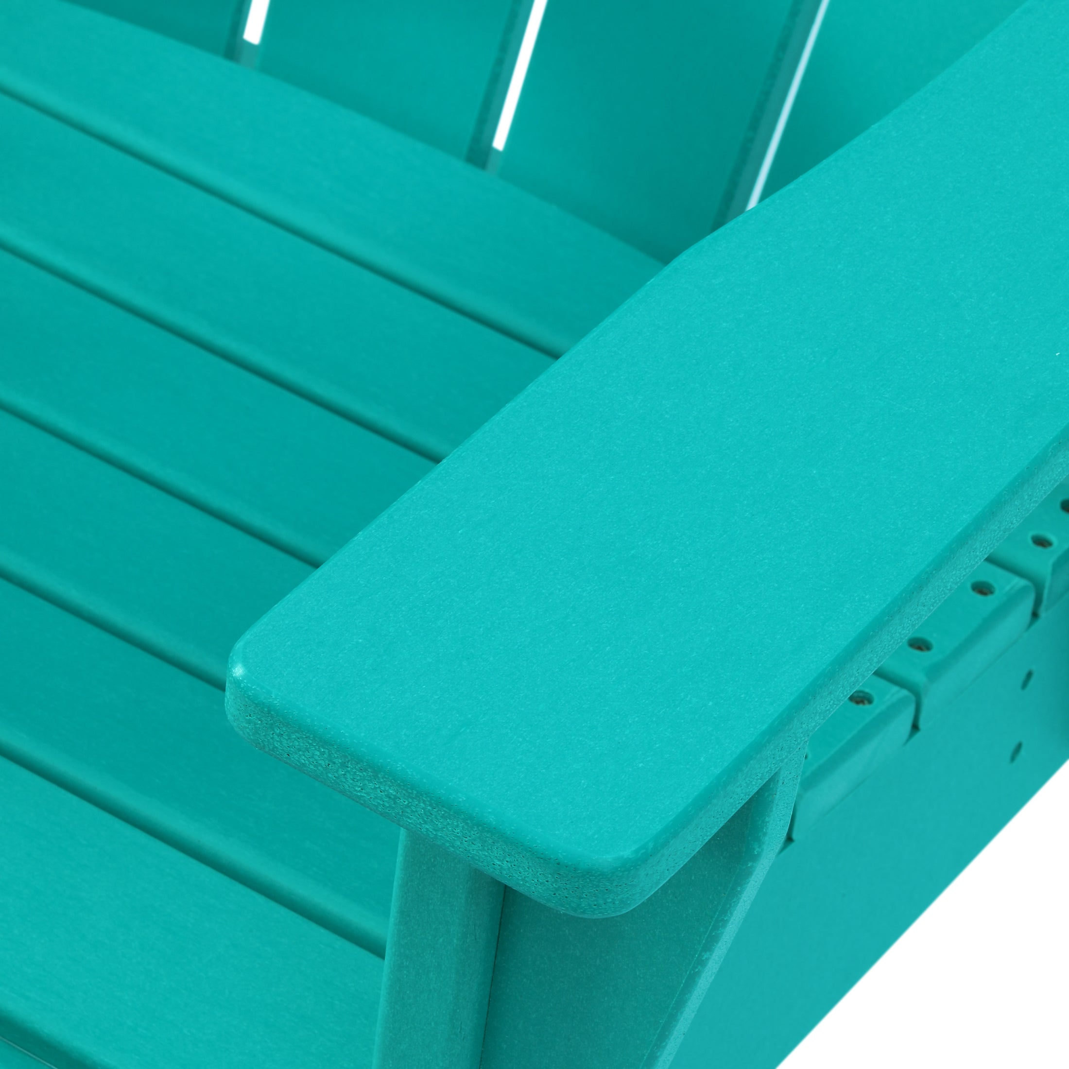 Malibu Outdoor HDPE Adirondack Swivel Counter Height Bar Chair With Cup Holder