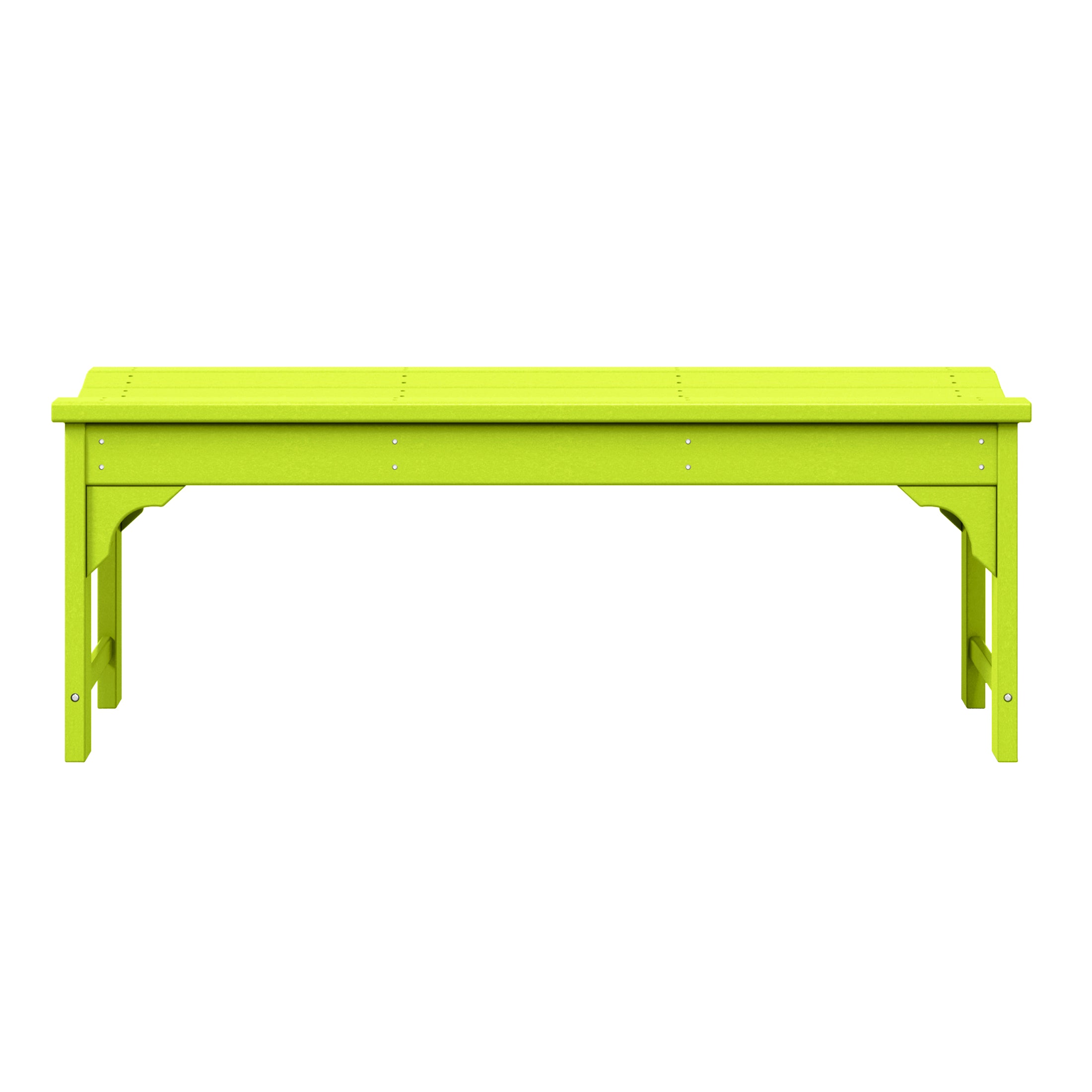 Malibu 48" length backless Poly Wood Outdoor / Garden bench