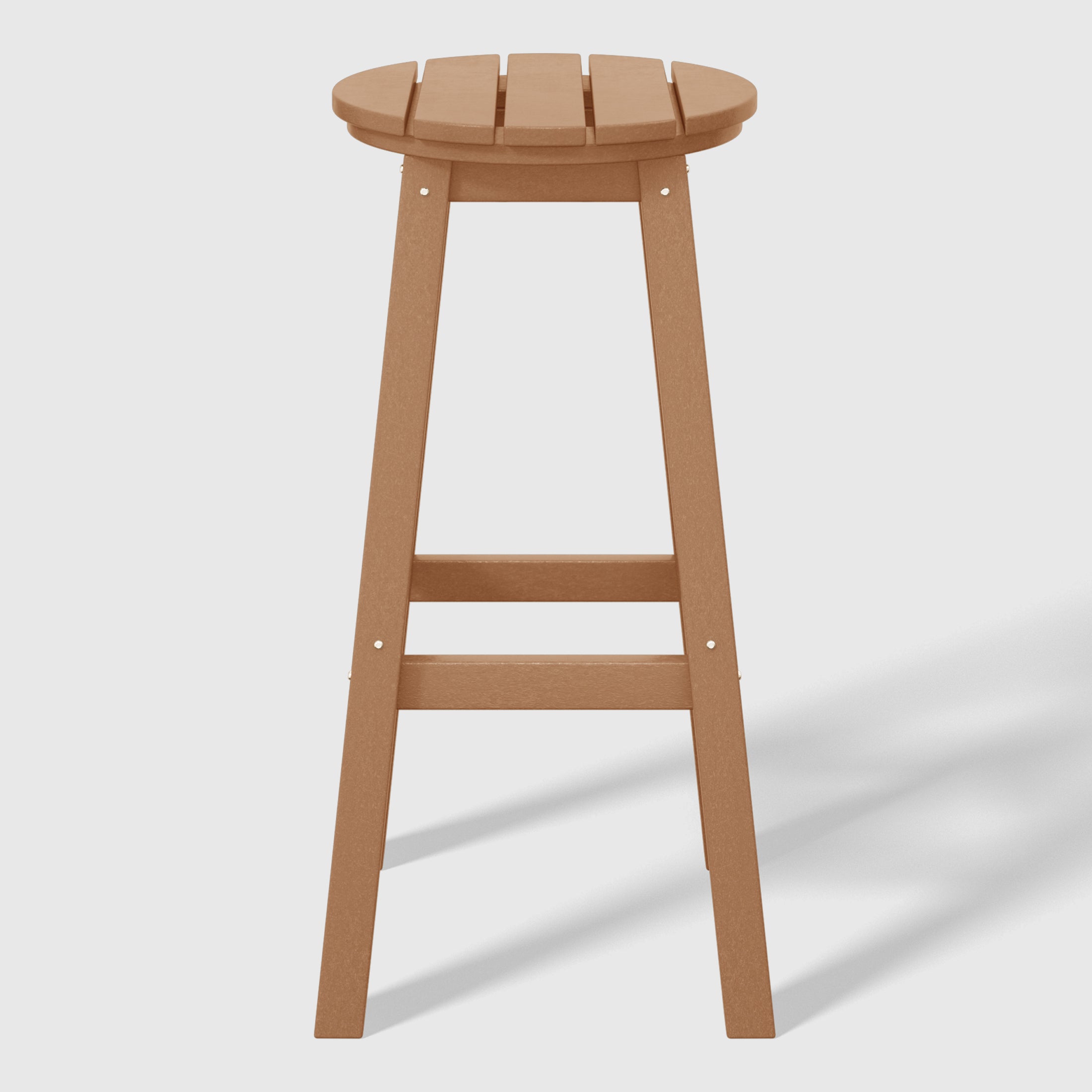 Malibu 29" HDPE Outdoor Patio Round Bar Stool