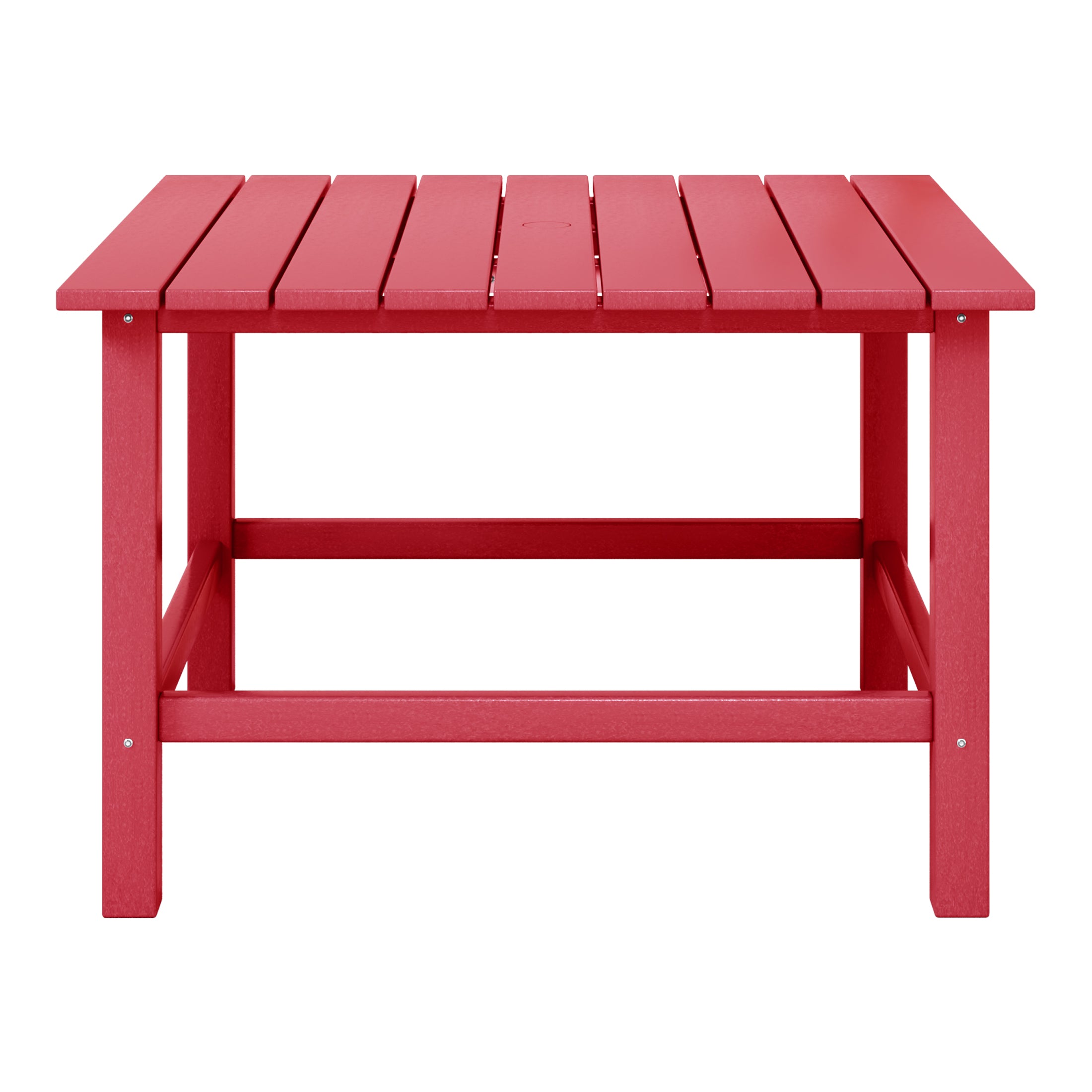 Malibu Kids Outdoor Patio Furniture HDPE 30" Wide Square Dining Table