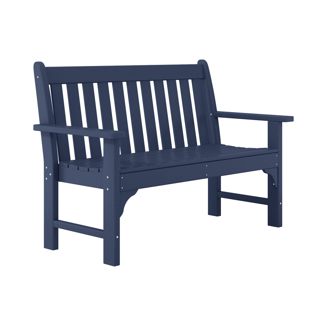 Malibu 5-Piece HDPE Outdoor Patio Furniture Couch and Rocking Chair Set