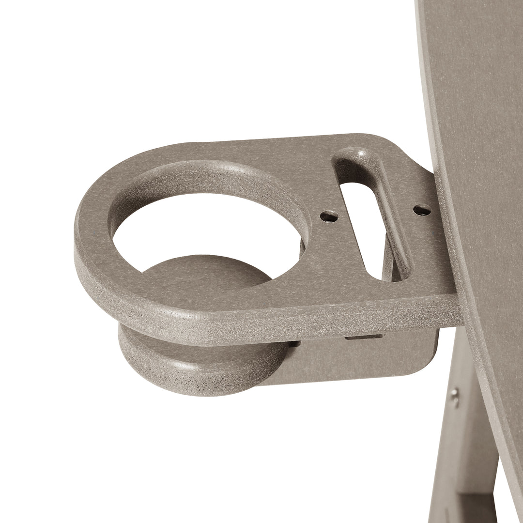 St. Augustine Outdoor Patio 49" HDPE Adirondack Garden Bench