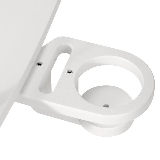 St. Augustine 4ft Outdoor HDPE Poly Farmhouse Hanging Porch Swing With Cup Holders