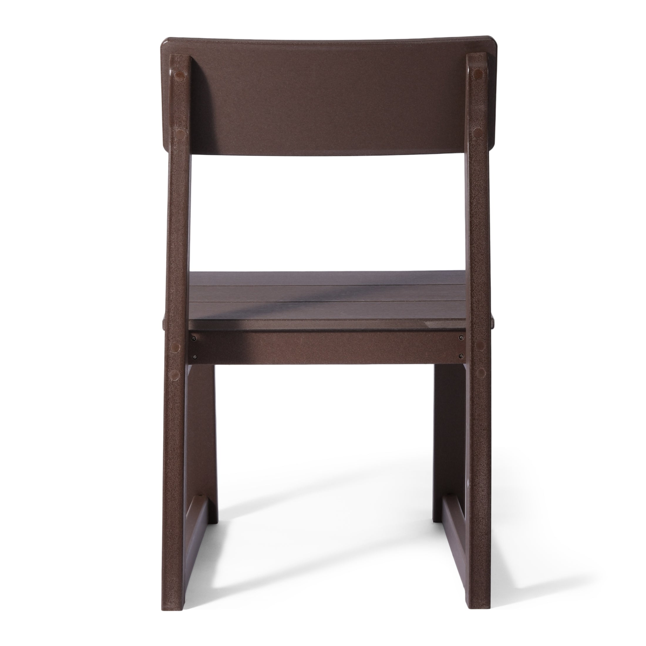 Paloma Modern HDPE Outdoor Armless Patio Dining Chairs (Set of 2)
