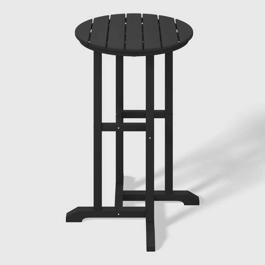 Malibu 37" Counter Height Round Outdoor Patio Bistro Bar Table