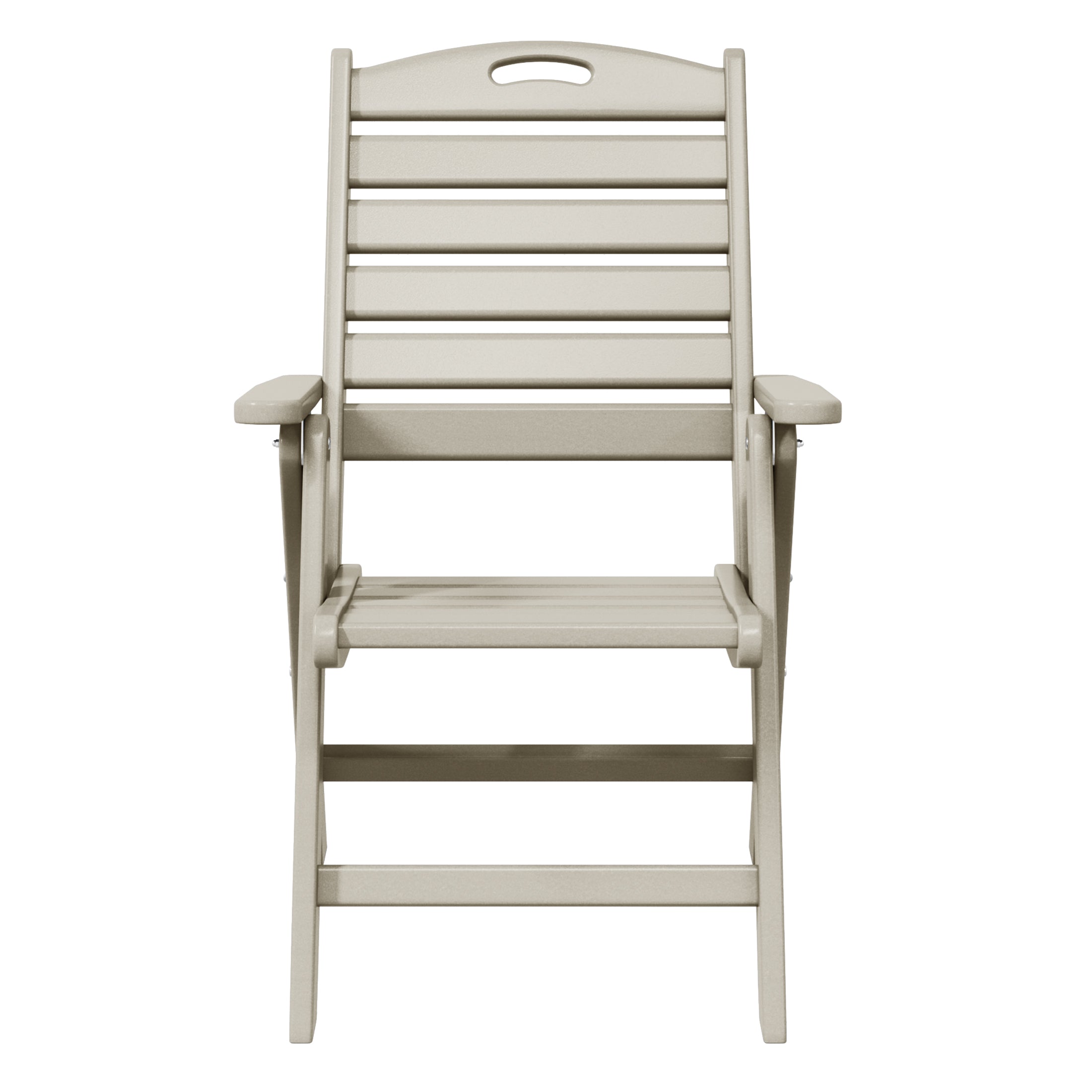Malibu HDPE Adjustable Highback Folding Patio Dining Chair