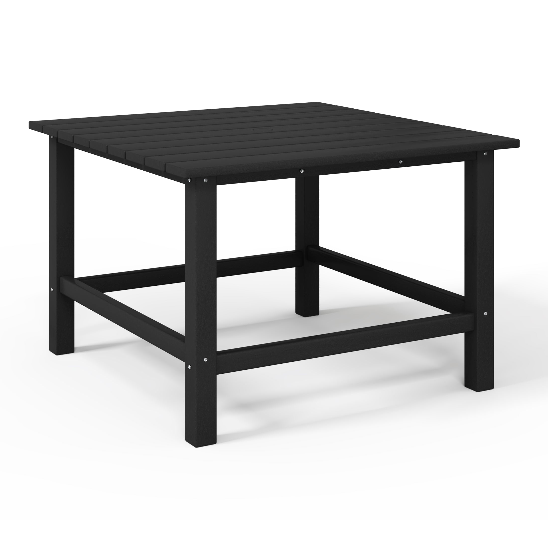Malibu Kids Outdoor Patio Furniture HDPE 30" Wide Square Dining Table