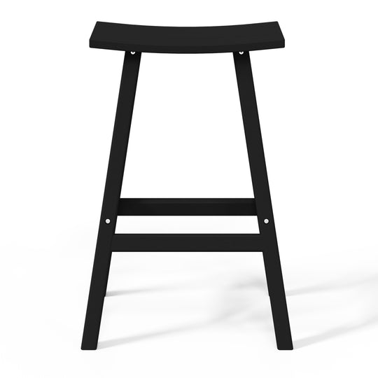 Malibu 2 piece set of 29" height Outdoor / Patio Saddle bar stools