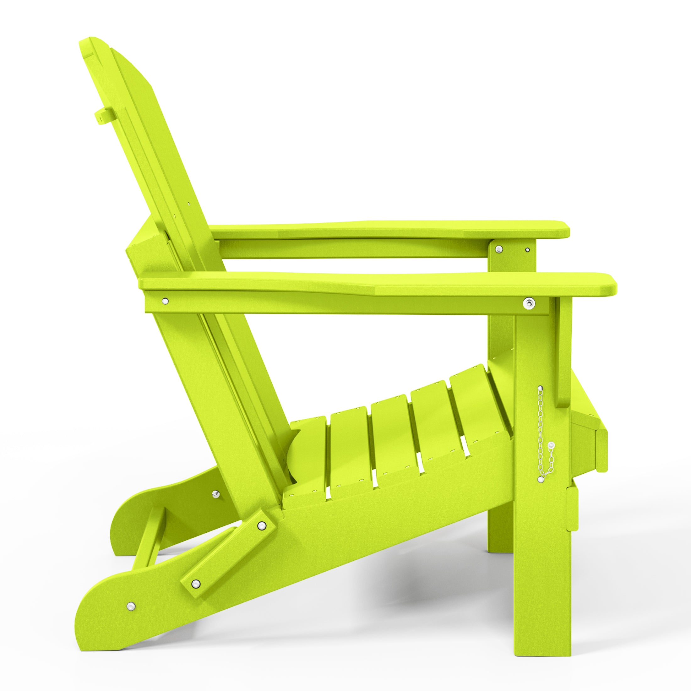 Malibu 3-Piece set Outdoor / Patio Poly Adirondack chair set with a side table ( 2 seater )