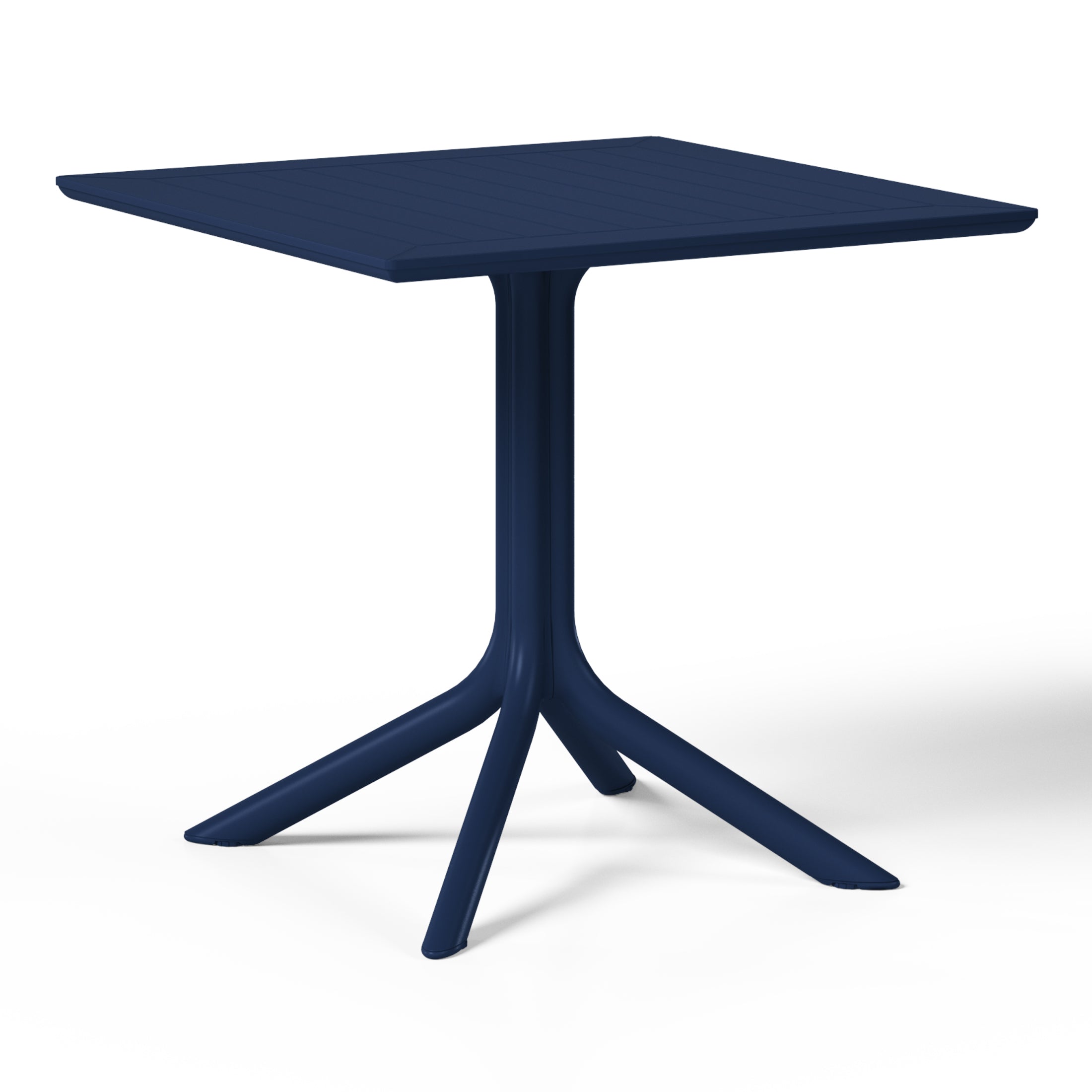 Playa 31.5" Square Outdoor Plastic Resin Patio Dining Table for 4