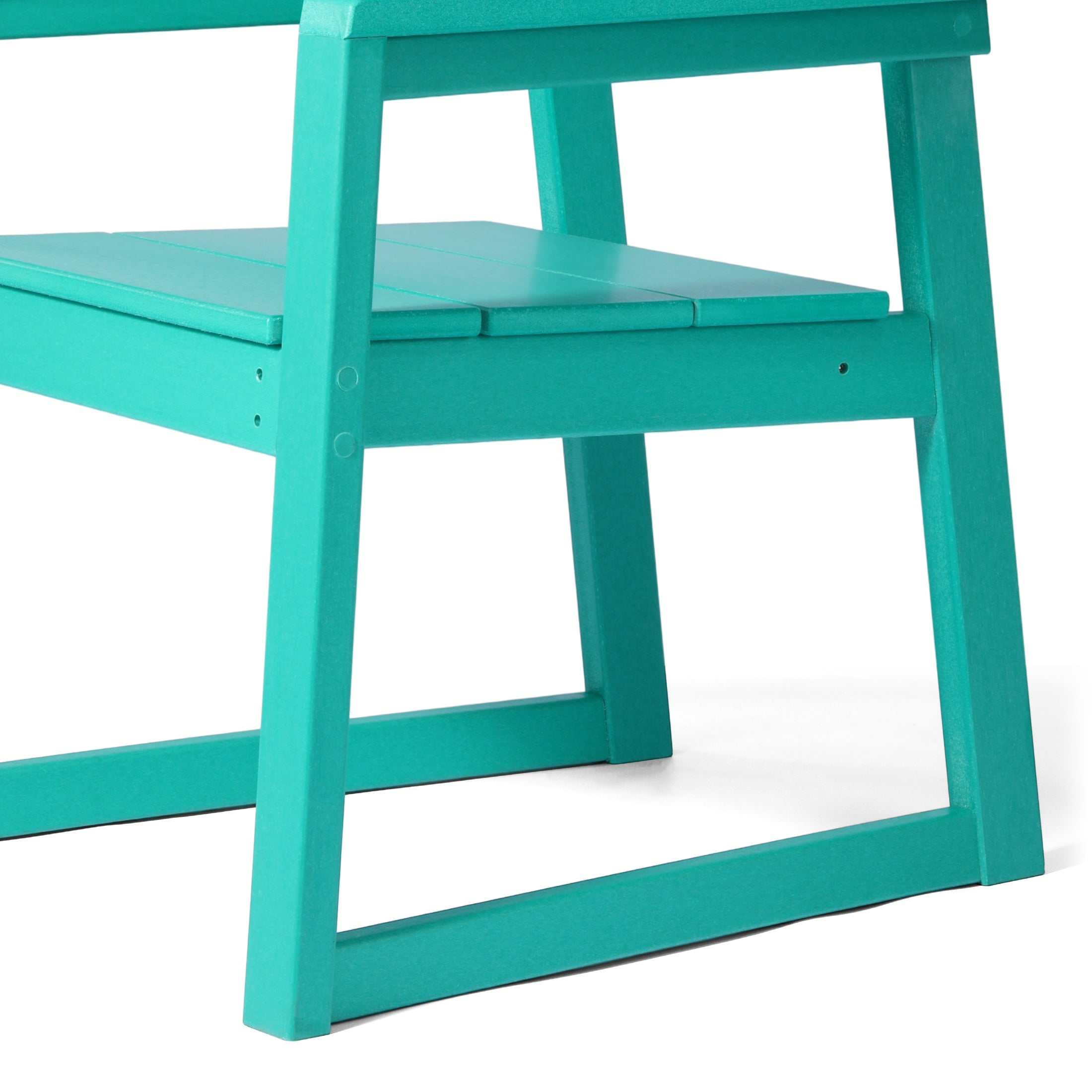 Paloma Modern HDPE Outdoor Patio Dining Arm Chairs (Set of 2)