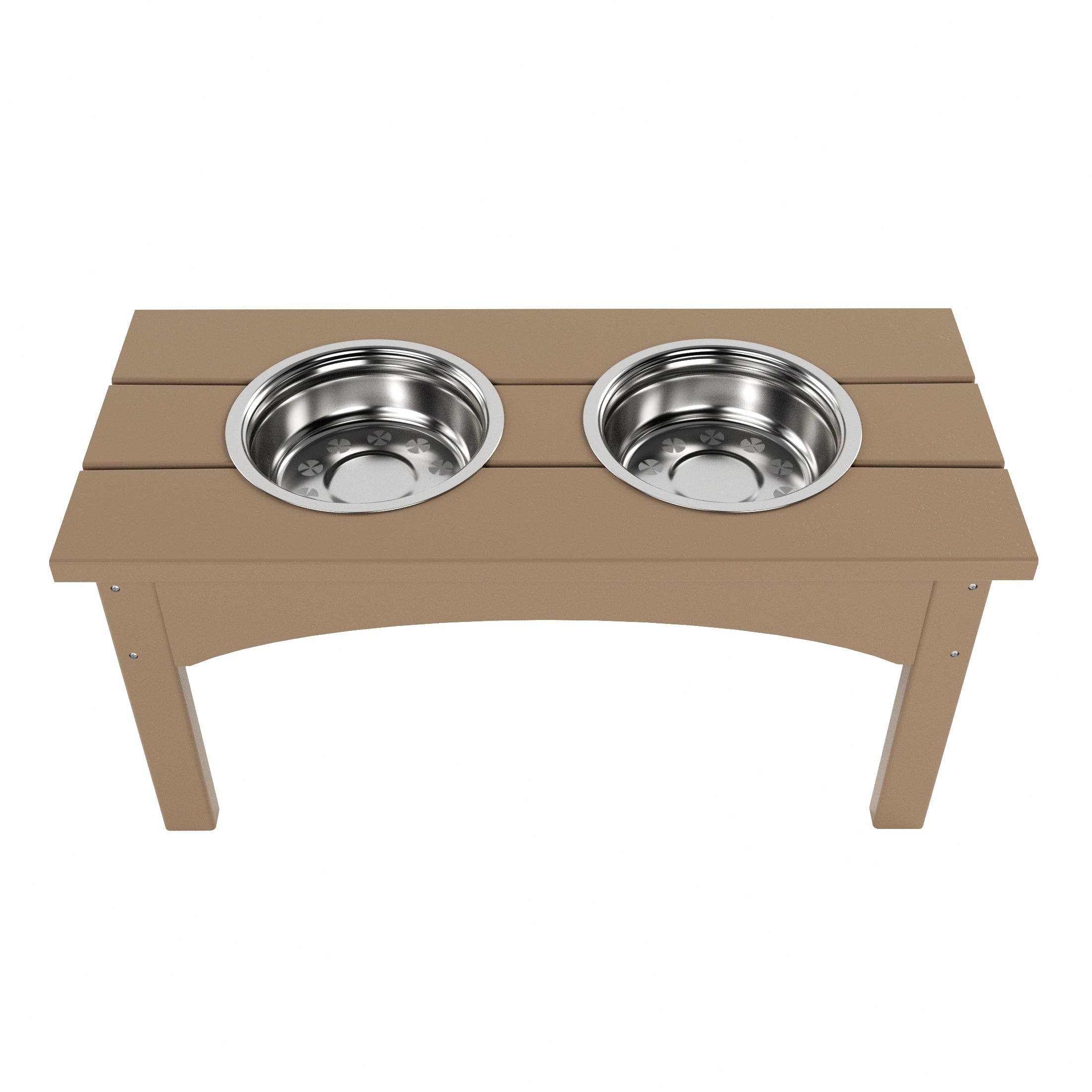 Malibu HDPE Weather Resistant Elevated Pet Feeder