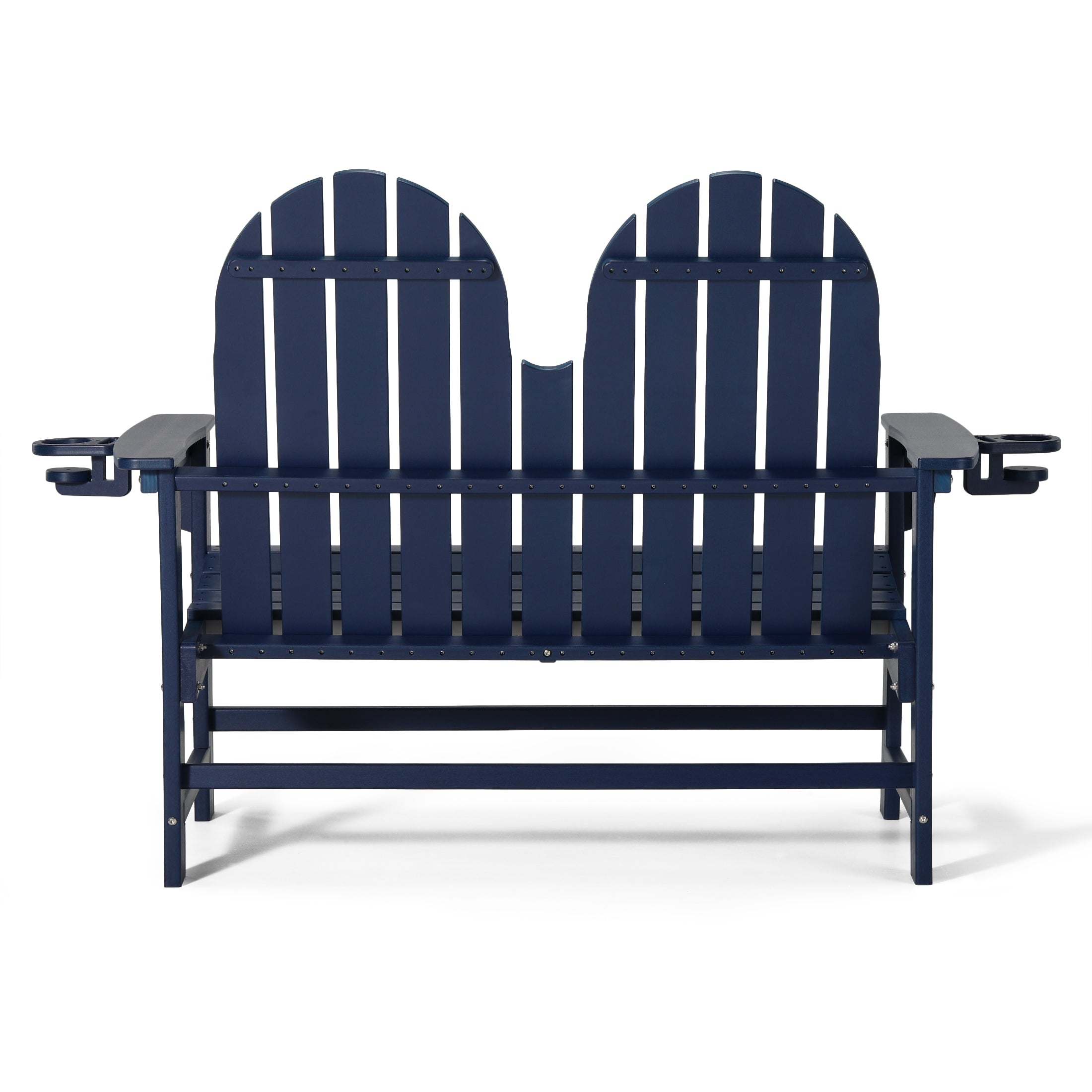 St. Augustine Outdoor Patio 49" HDPE Adirondack Garden Bench