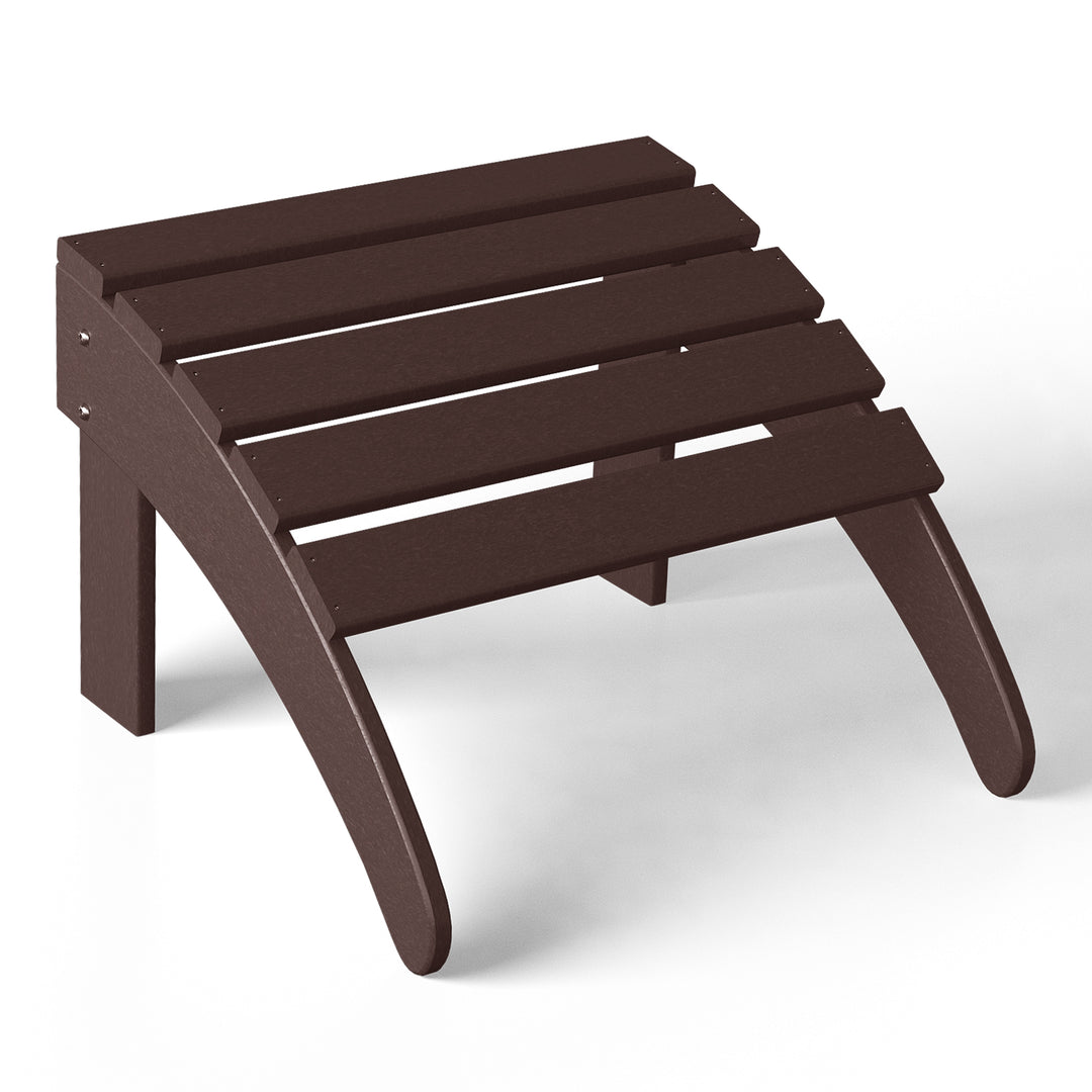 Malibu Outdoor folding ottoman for Adirondack chair