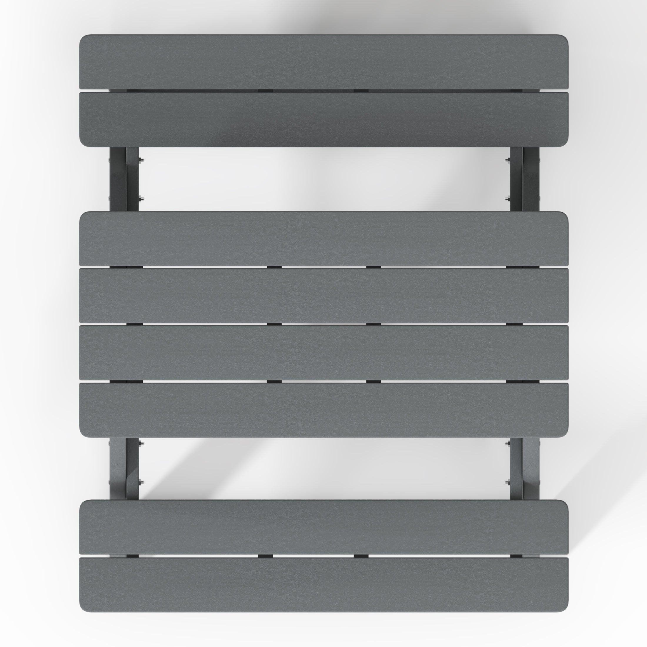 Malibu Outdoor Patio Kids HDPE Plastic Picnic Bench Table