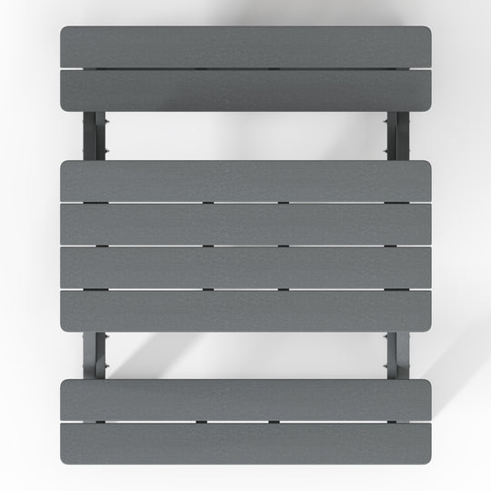 Malibu Outdoor Patio Kids HDPE Plastic Picnic Bench Table