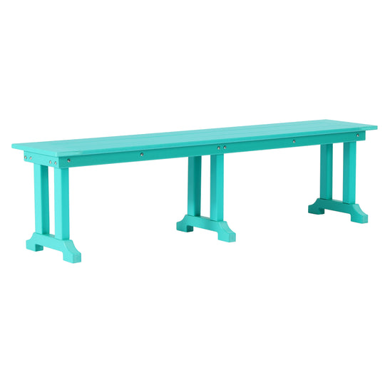 Ashore 6 Piece Outdoor Patio Dining Table and Armchair Dining Bench Set