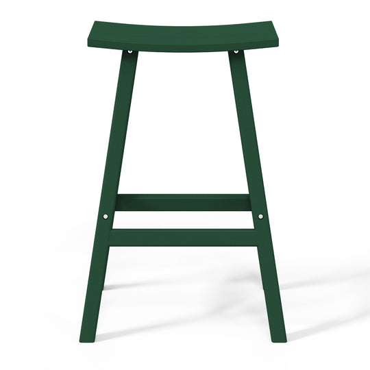 Malibu 2 piece set of 29" height Outdoor / Patio Saddle bar stools