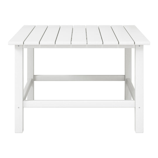 Malibu Kids Outdoor Patio Furniture HDPE 30" Wide Square Dining Table