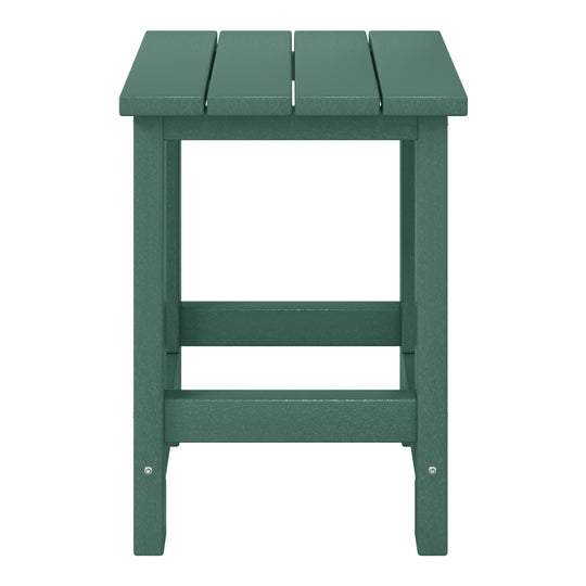 Malibu Kids Outdoor Patio Furniture HDPE Adirondack Square Side Table
