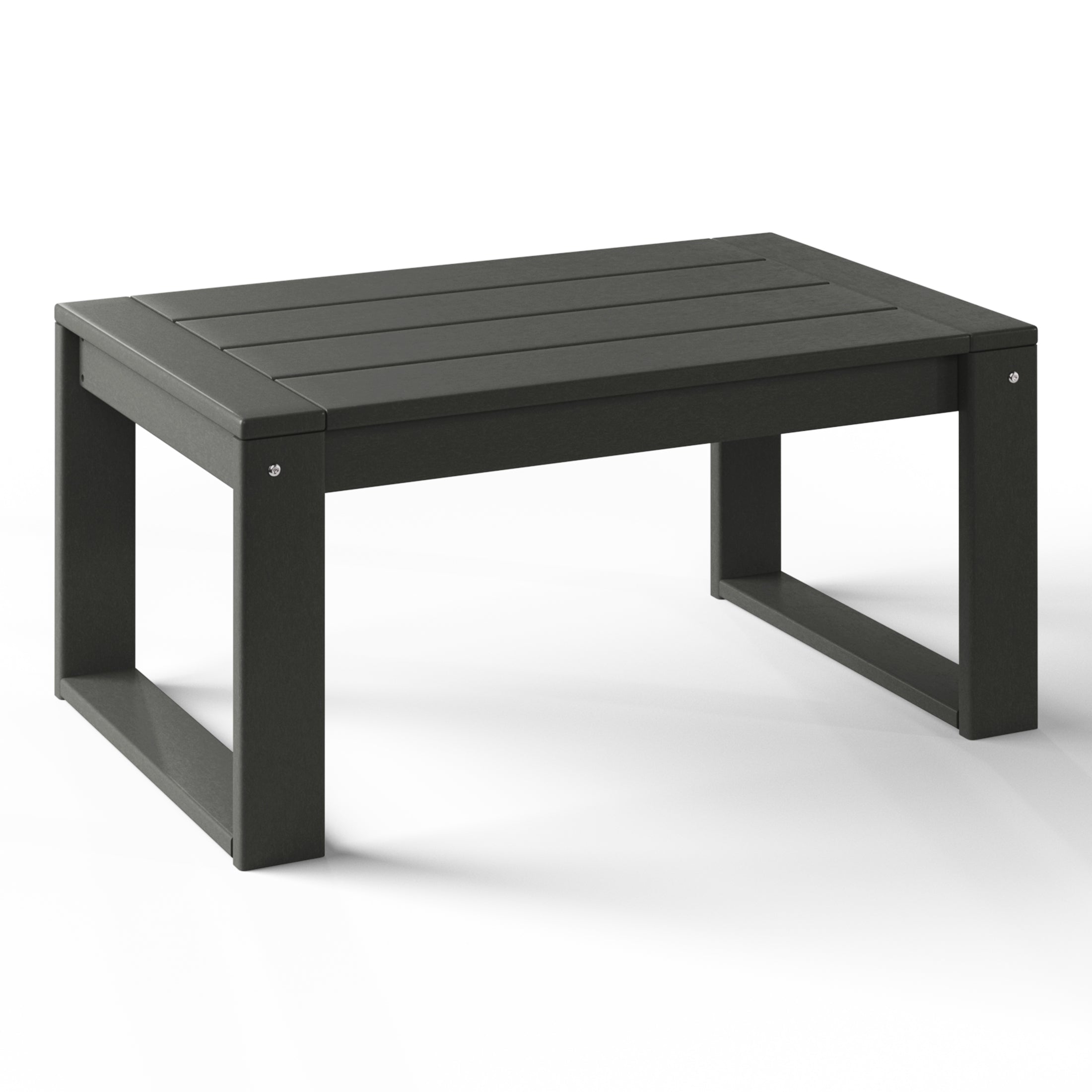 Montara Modern Outdoor HDPE Rectangle Patio Coffee Table