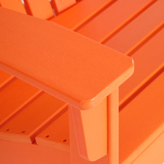 Dylan Outdoor Adirondack Chair With Ottoman And Side Table 3-Piece Set