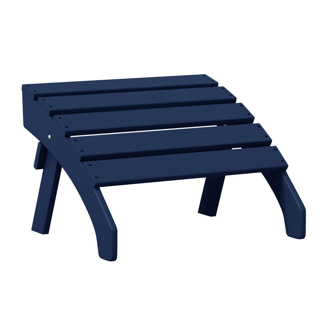 Dylan Outdoor Adirondack Chair With Ottoman And Side Table 3-Piece Set
