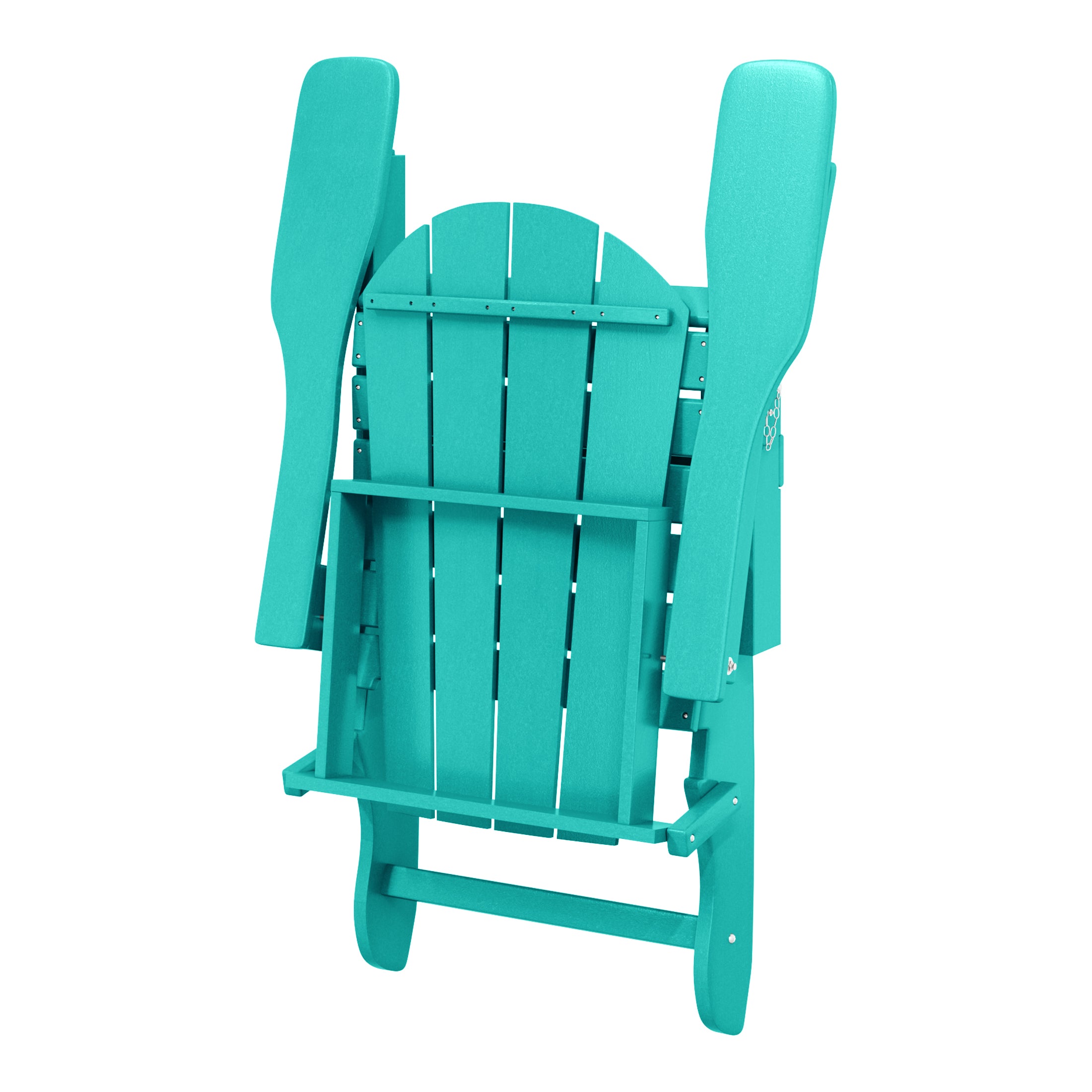 Malibu outdoor folding Poly Adirondack chair (Set of 2)