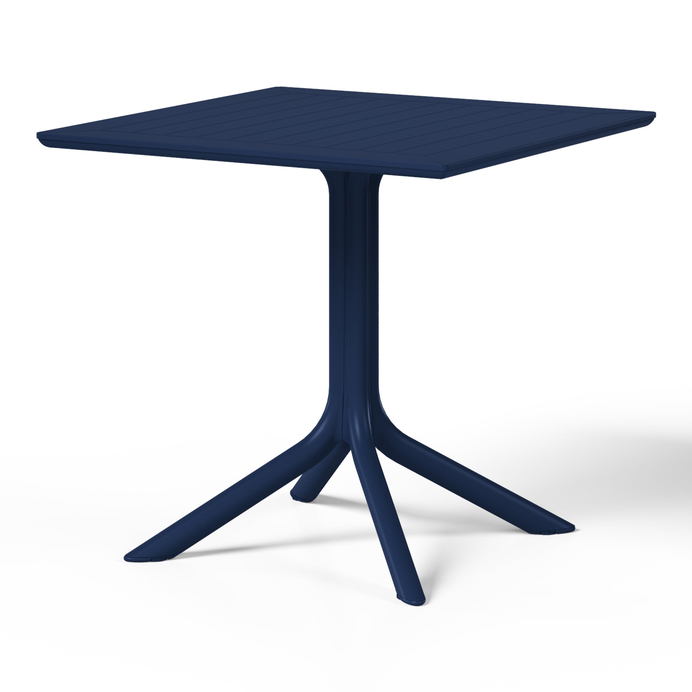 Playa 31.5" Square Outdoor Plastic Resin Patio Dining Table for 4