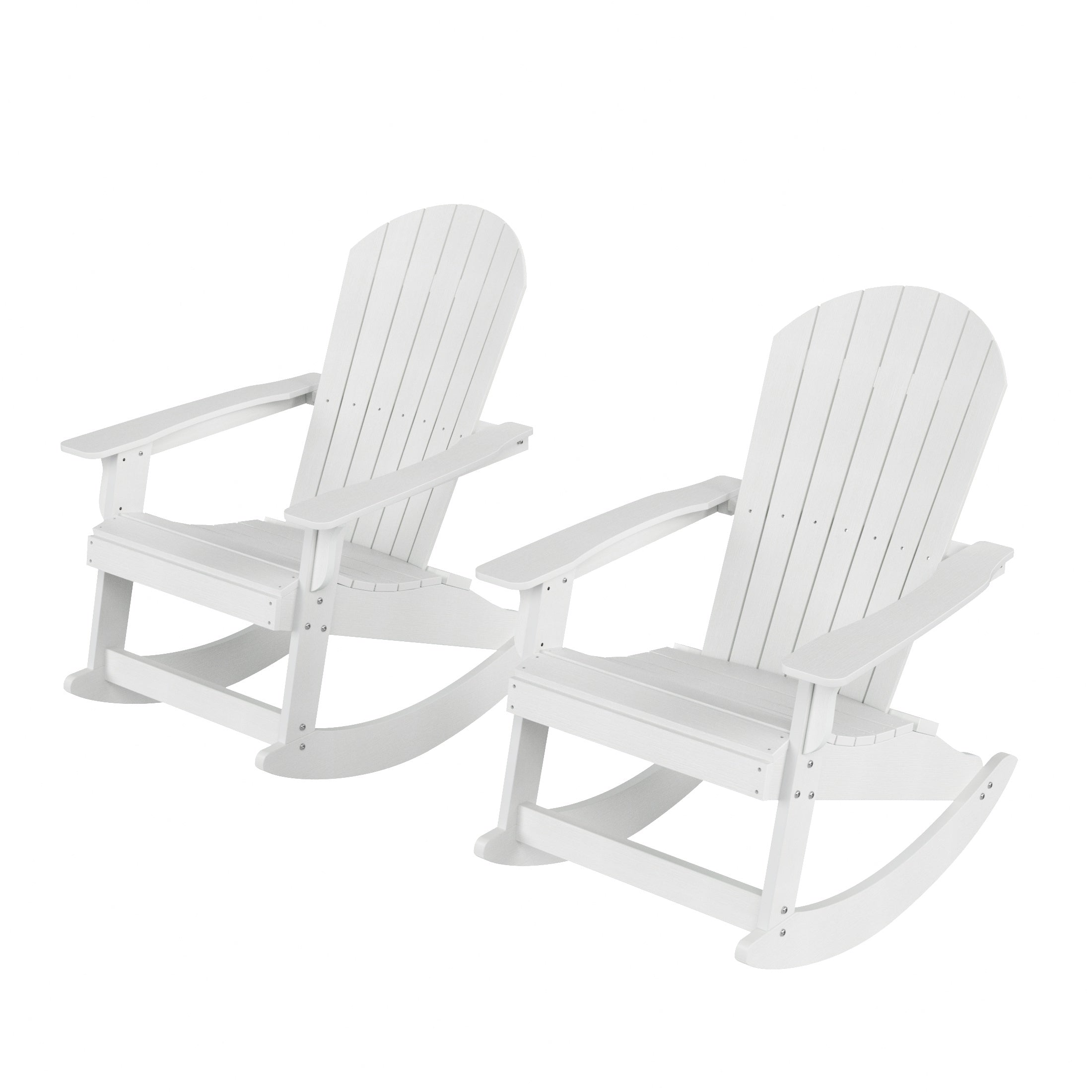 Tuscany HIPS Outdoor Rocking Adirondack Chair (Set of 2)