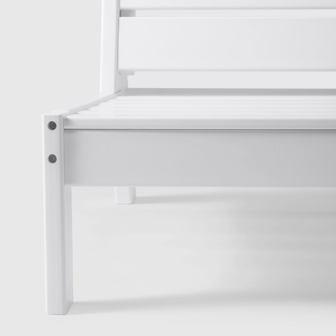 Avalon Outdoor HDPE Deep Seating Modular Armless Patio Chair with Patio Cushions