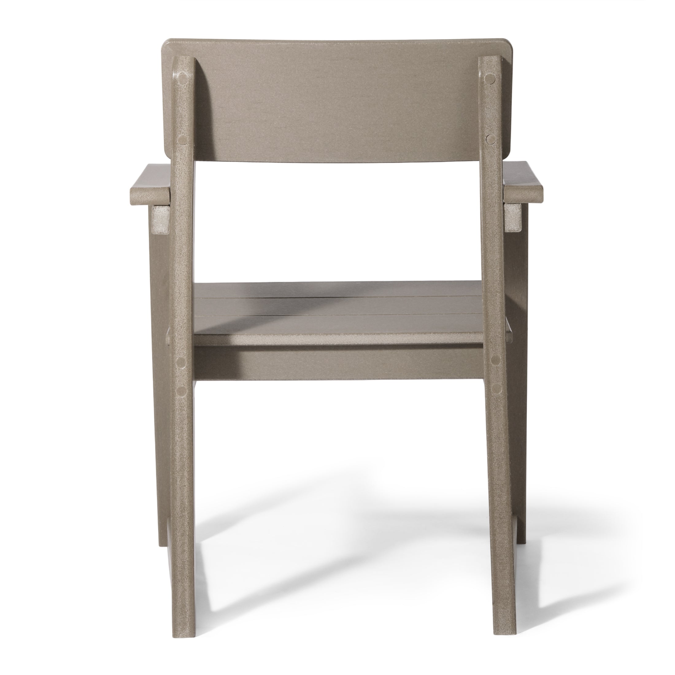 Paloma Modern HDPE Outdoor Patio Dining Arm Chairs (Set of 2)