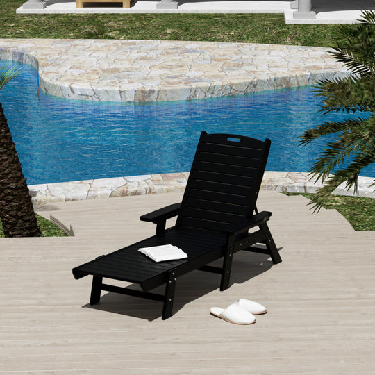 Malibu Poly Reclining Chaise Lounge