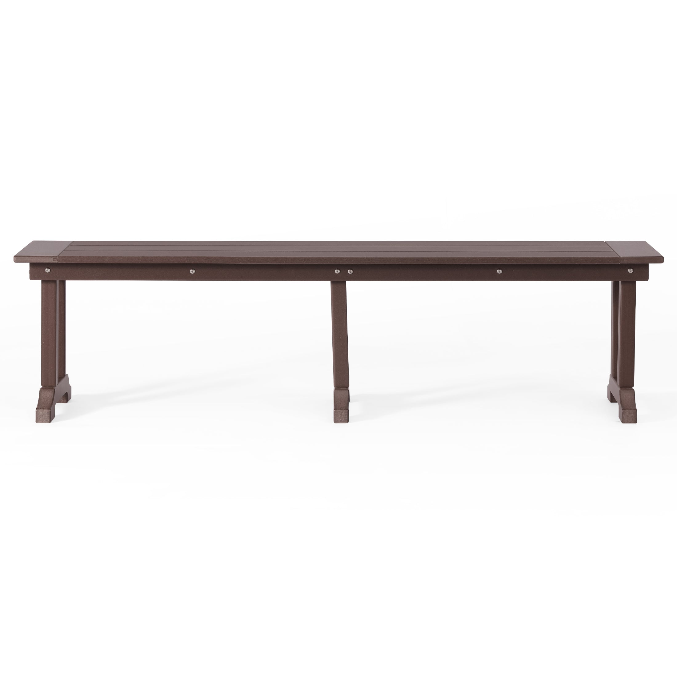 Malibu 65" Outdoor Patio Trestle Dining Bench