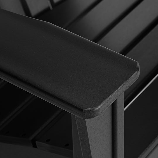 Dylan Outdoor Adirondack Chair With Ottoman And Side Table 3-Piece Set